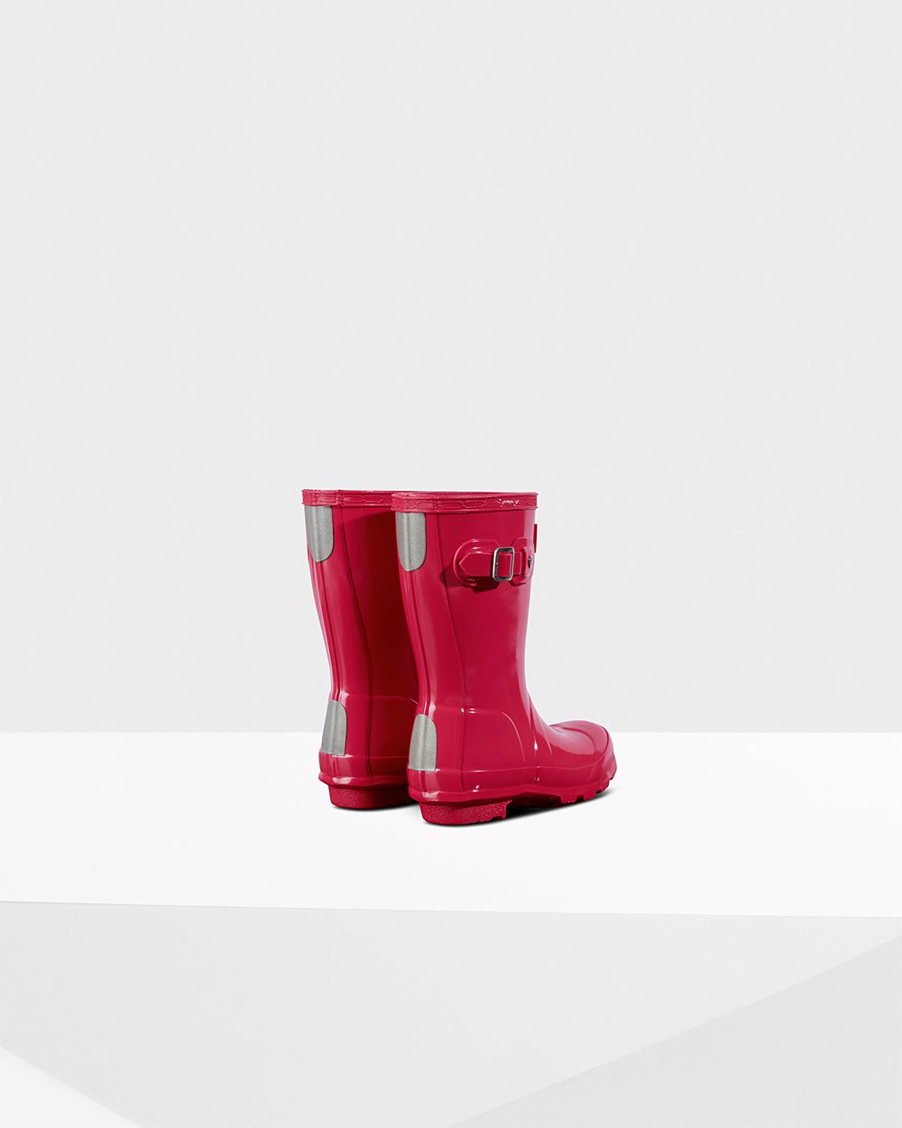 Botas de Lluvia Hunter Niños - Original Little Gloss - Rosas - MSDLEWZ-97